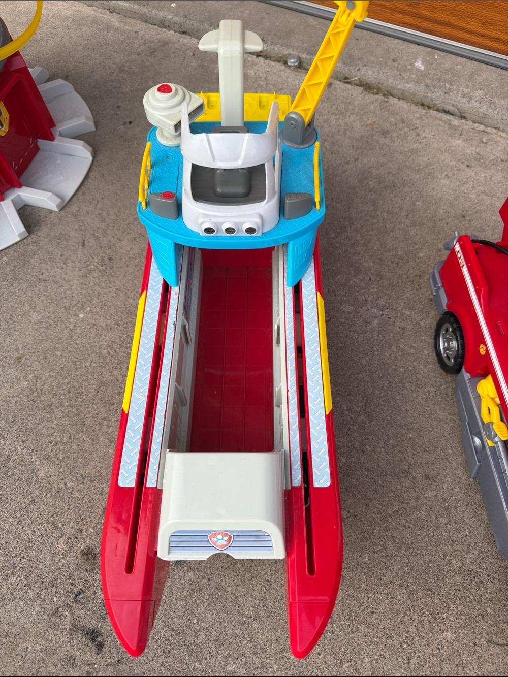 Paw Patrol Red, Blue & Yellow Rescue Boat Playset